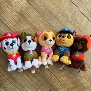 SOLD- Paw Patrol plush lot